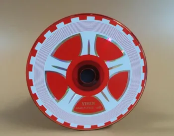 Veľkoobchod 10 disky A+ Yihui 52x 700 MB Prázdne Vytlačené Červené Koleso Automobilu CD-R