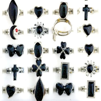 Veľkoobchod 10Pcs Zmiešané Veľa Úžasné Zmeniť Farbu Náladu Krúžky Vysokej Kvality Pre Ženy Módne Šperky