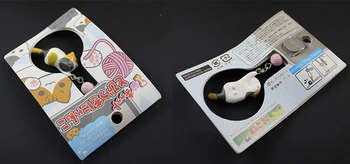 Veľkoobchod 20pcs/veľa S obalom kawaii Chi mačka headset Proti prachu konektor pre mobilný telefón ks roztomilé anime ucho jack slúchadlá spp