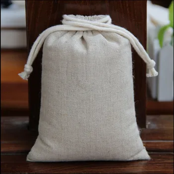 Veľkoobchod a prispôsobiť bavlna vrece puzdro vrecku šnúrkou taška čaj darčeková taška čaj darčeková taška konope tašky
