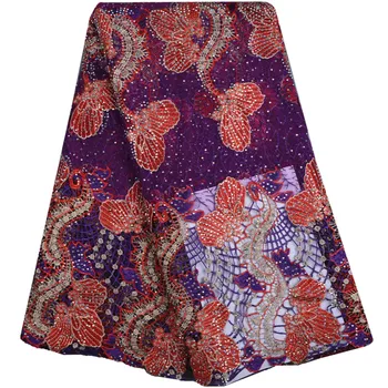 Veľkoobchod Afriky Čipky Textílie 2017 Vysoko Kvalitnej Čipky Najnovší Dizajn Tylu Čipky Textílie Lacné Africkej Ženy Čipky Textílie 855