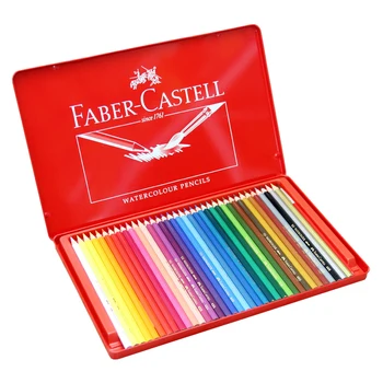 Veľkoobchod Akvarelové Pastelky Faber Castel Vode Rozpustný Farba Vody Farebná Ceruzka, Akvarel, Ceruzky Odborné Kreslenie Dodávky