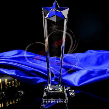 Veľkoobchod Fashion Star Crystal Ocenenie Medaila s 3, nastavený Pre Udalosť, Výročie Cenu