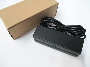 Veľkoobchod USB magnetický prúžok Reader 3 Track Magnetické Mag 1 2 3 card reader