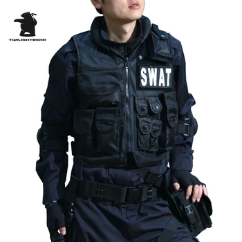 Veľkoobchod Vojenské Swat Taktická Vesta Swat Vesta Magic Stick Vojenské Ochranné CS Herné Zariadenia SWAT/FBI/POLÍCIA C33F1