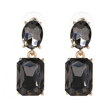 Veľkoobchod vyhlásenie módne náušnice Shinyopal crystal stud Náušnice pre ženy šperky 3 farby prírodného kameňa OL štýl darček