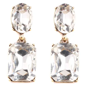 Veľkoobchod vyhlásenie módne náušnice Shinyopal crystal stud Náušnice pre ženy šperky 3 farby prírodného kameňa OL štýl darček