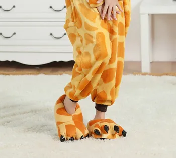 Veľkoobchod Zvierat Onesies Unisex Dospelých Zimné Rilakkuma Onesie Kostým Anime Flanelové Pyžamo Sady Sleepwear