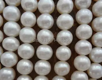 Veľkoobchod Šperky 8mm AA Kolo Pearl Strand,Biela Farba, Umelé Sladkovodné Perly Voľné Guľôčok Z Číny Materiál Ponuku