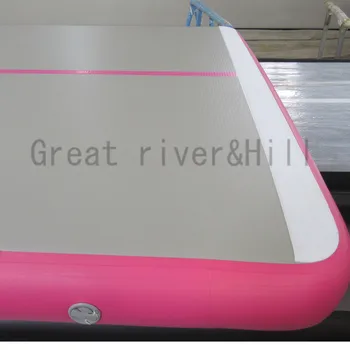 Veľké rieky hill športové vybavenie inflatale školenia mat nepremokavé ružová 9 m x 1,8 m x 15 cm