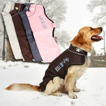 Veľké Stredné Psa Zime Teplé Oblečenie, Lyžovanie, Oblečenie Nosiť Snowsuit Pet Oblečenie Teplý Kabát Bunda Pre Veľkých Psov Pet Produktov
