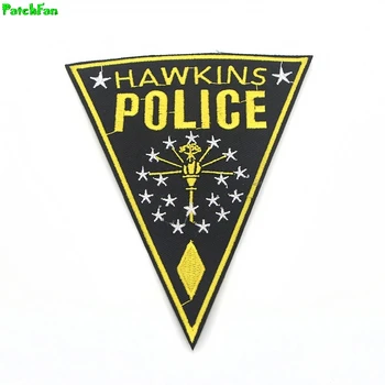 Veľké Zvláštnejšie Veci Hawkins Logo Škvrny Vyšívané odevy patch