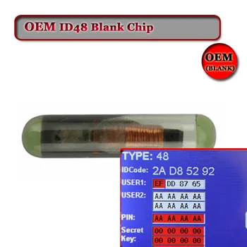Veľké zľavy (10pcs/lot)OEM ID48 čip auto sklo Čip Tango Pro Skopírovať kľúč transpondér Čip ID48 Kľúča Vozidla Čip
