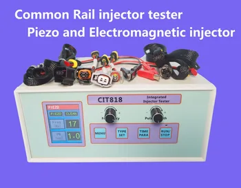 Veľký LCD CIT818 multifunkčné nafty common rail injektor tester diesel Piezoelektrické Injektor tester elektromagnetické injektor ovládač