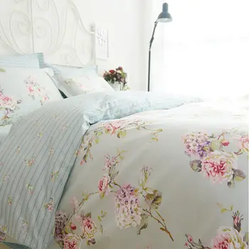 VEĽKÝ výpredaj módne posteľná bielizeň pastoračnej posteľná bielizeň nastaviť kvetina tlače perinu classic posteľ list elegantný domov posteľná bielizeň posteľ kryt