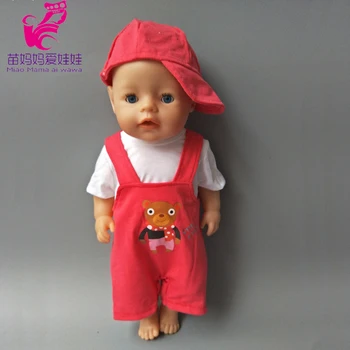 Vhodné pre zapf baby born bábika fialová tričko šaty a leginy pre 18-palcové americké dievča bábiky outwear