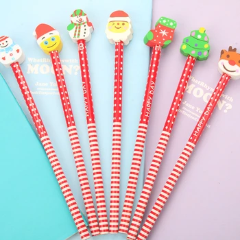 Vianočné ceruzky s gumou výrobcov priame študentov na štúdium na kancelárske potreby kancelárske potreby kancelárske potreby pre študentov
