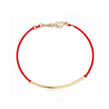 Vianočný darček-3 kovové farby nové červené lano náramok jednoducho móda pre valentines