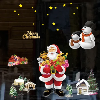 Vianočný Sneh Samolepky na Stenu Vinyl na Stenu Kotúča, Okno, Stenu, Nálepky pre Deti Izba domova steny v obývacej izbe odtlačkový muurstickers