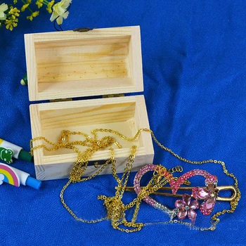 Vinobranie Drevený Box Kontajner Skladovanie Šperky Pamäť Hrudníka Osobné