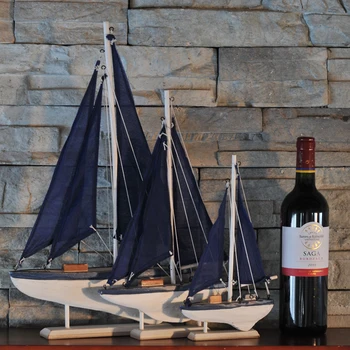 Vinobranie Drevený Rybársky Čln Pláva Loď, Model Remesiel Darček Stredomoria Domáce Dekorácie Príslušenstvo Morských Dekor Ozdoby