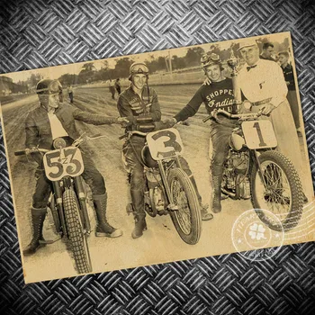 Vintage Poster Staré fotografie motocyklov USA ROUTE 66 Retro vytlačiť obrázok, Bar, Kaviareň Steny v Obývacej Izbe Umenie maľba Nálepky 42x30cm