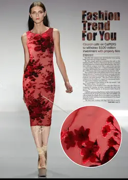 Vintage rose red velvet textílie high - end moruša hodvábny zamat šatku cheongsam tkaniny sukne veľkoobchod vysoko kvalitné hodvábne tkaniny