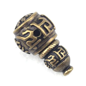 Vintage štýl, Buddha tee korálky bronz kovové korálky dištančné DIY korálky pre šperky, takže 1 kus zadarmo doprava veľkoobchod !