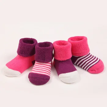 Vo veku 0-3 Rok Baby Ponožky Série Deti Baby Girl Ponožky Batoľa Novorodenca Poschodí Ponožky Nobone Bavlna Deti ponožka 8 Pár Pack