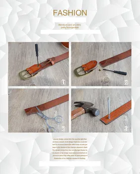 VOHIO Kvet pásy pin pracky pásu lady kožený opasok predĺžil denim opasok ozdobené vintage cinto feminino couro 150