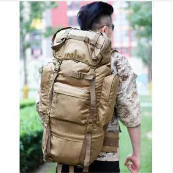 Vojenský batoh cestovná taška mochila kamufláž batoh 17-palcový notebook, nylon vysoký stupeň opotrebenia-odolávanie 60 l taška doprava zadarmo
