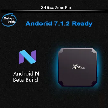 VONTAR X96mini Android 7.1 TV BOX 2G/16G Amlogic S905W Quad Core Suppot 2,4 GHz WiFi H. 265 IPTV Box X96 mini 1GB 8GB