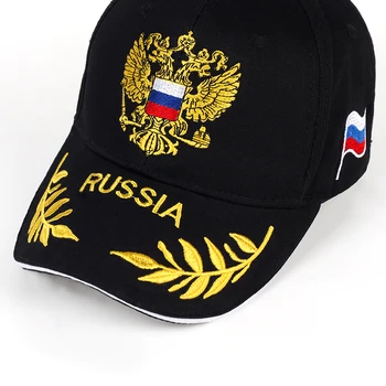 VORON Bavlna ruskú Vlajku šiltovku Muž Žena Zlaté obojstrannú Hawk Snapback Sezónny Bežné Kosti Klobúky Muži Ženy