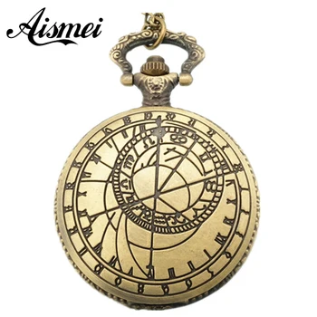 Voľné Nakupovanie, Vreckové hodinky veľkoobchod so starožitnosťami módne Vysokej Kvality stavec retro zliatiny kompas vreckové hodinky
