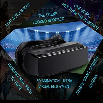 VR Okuliare Virtuálnej Reality, HMD-518 1080P 3D Video, Film, Hry Okuliare Súkromné Mobilné Kino Osobné Divadlo, Hra, Film +8G TF