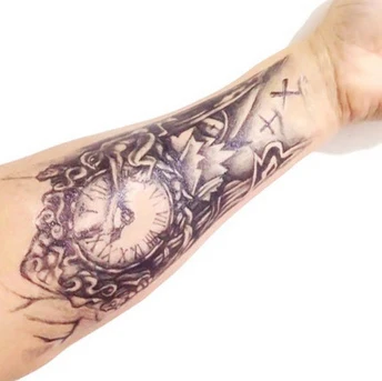 Vrana Raven auto rameno sova diabol lebky farba tiger vody Dočasné Tetovanie body art Falošné Tetovanie Flash tatto pre ženy muži