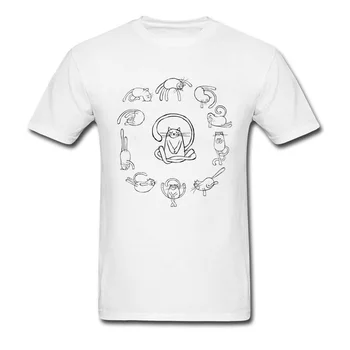 Vtipné Mačku T Shirt Chlapec 3D Digitálna Tlač Voľné Tričko XXXL Študent Č Vrecku Dizajn Narodeniny Mačky Tím Strana Tričká