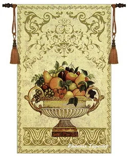Vynikajúce domáce textilné dekorácie bavlna gobelín nástenné závesy svadobný dar, ovocné misy-2 veľké žakárové tkaniny môže vlastné