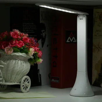 Vynikajúci USB Nabíjateľné Dotykový Snímač s LED Stolná Tabuľka Svetlo Stmievateľné Skladacia Lampa LED Svetla na Čítanie, Stolové Lampy, Štýlový