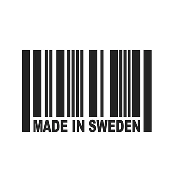Vyrobené vo Švédsku čiarového kódu Auto nálepky JDM Reflexné Vinyl Odtlačkový euro dtm Truck Nárazník amg Okno Driftovanie, Taliansko