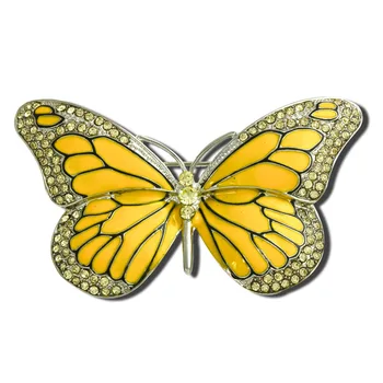 Vysokej Kvality Crystal Hmyzu Blue Butterfly Pin brošňa pre ženy Drahokamu Broches pre svadobné Mujer Kolíky X0838