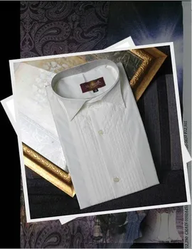 Vysoko Kvalitné Biele Pánske Obleky Ženícha Tuxedos Groomsmen Svadobné Party Večera Najlepší Muž Obleky (Bunda+Nohavice+Kravatu) K:2211