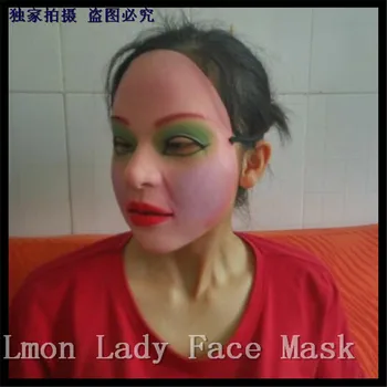 Vysoko Kvalitné Latexové Lady Ľudských Maska crossdress ženy maska realistické silikónové strany masky Žien Cosplay Masku na Tvár Darčeky skladom