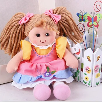 Vysoko kvalitné módne deti rag doll hračky pre dievčatá ružové mäkké baby born bábiku hračka darček k narodeninám stroj umývateľný