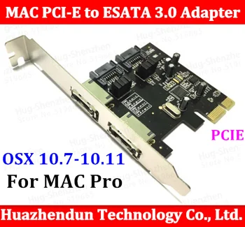 Vysoko Kvalitné Novej karte PCI-E na ESATA 3.0 Adaptér Converter Rozšírenie Karty 2port