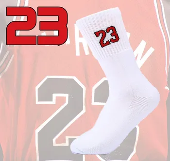 Vysoko kvalitné značky, pánske Č.23 Profesionálne Mužov Kôš ponožky elite hrubé červené ponožky muž Priedušná Vyšívať ponožka