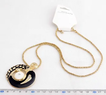 Vysoko Kvalitné Čierna a biela Náhrdelníky Dlhé Náhrdelníky pozlátené Módne náhrdelníky A896