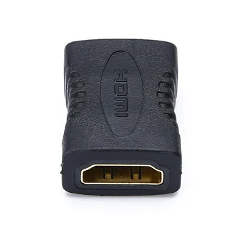 Vysoko Kvalitné Čierna HDMI Female na zásuvkový Konektor HDMI Extender Kábel HDMI Kábel Predlžovací Adaptér Converter 1080P