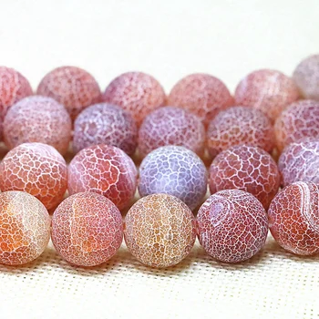 Vysoko kvalitný prírodný kameň 4,6,8,10,12 mm okrúhle červené zvetrané agat carnelian korálok, kameňa veľkoobchodné ceny diy šperky 15inch B1596
