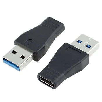 Vysokorýchlostné USB 3.1 Typ C Samica na USB 3.0 Port Male Adaptér USB-C na USB3.0 Typu Konektora Converter / Čierna Farba